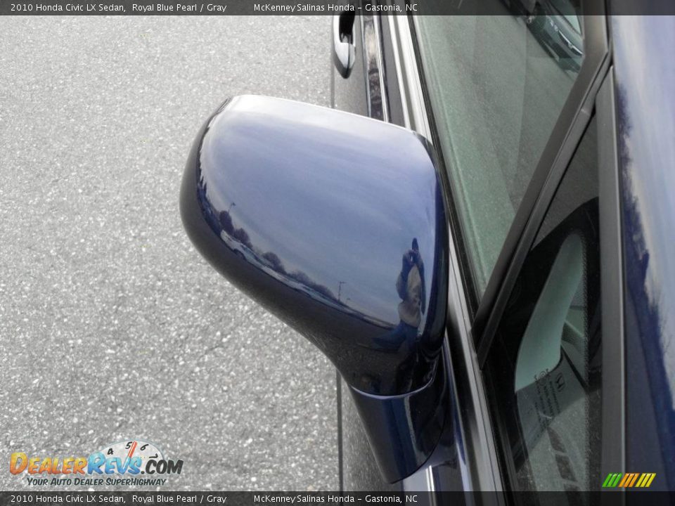 2010 Honda Civic LX Sedan Royal Blue Pearl / Gray Photo #18