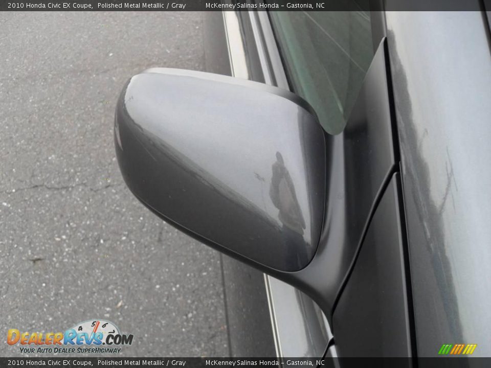 2010 Honda Civic EX Coupe Polished Metal Metallic / Gray Photo #19