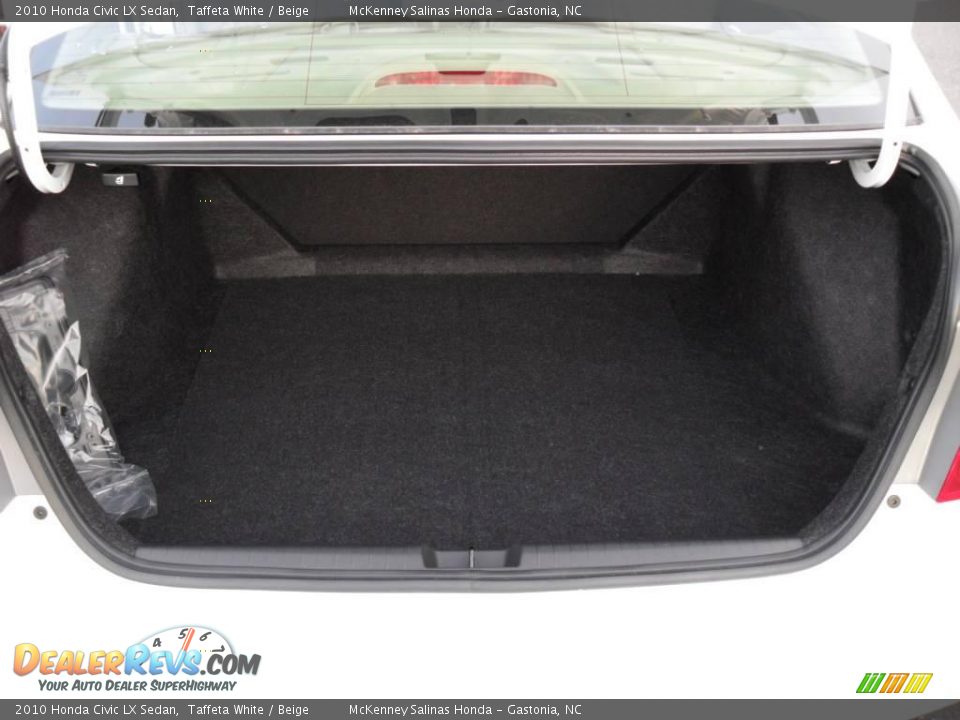 2010 Honda Civic LX Sedan Taffeta White / Beige Photo #13