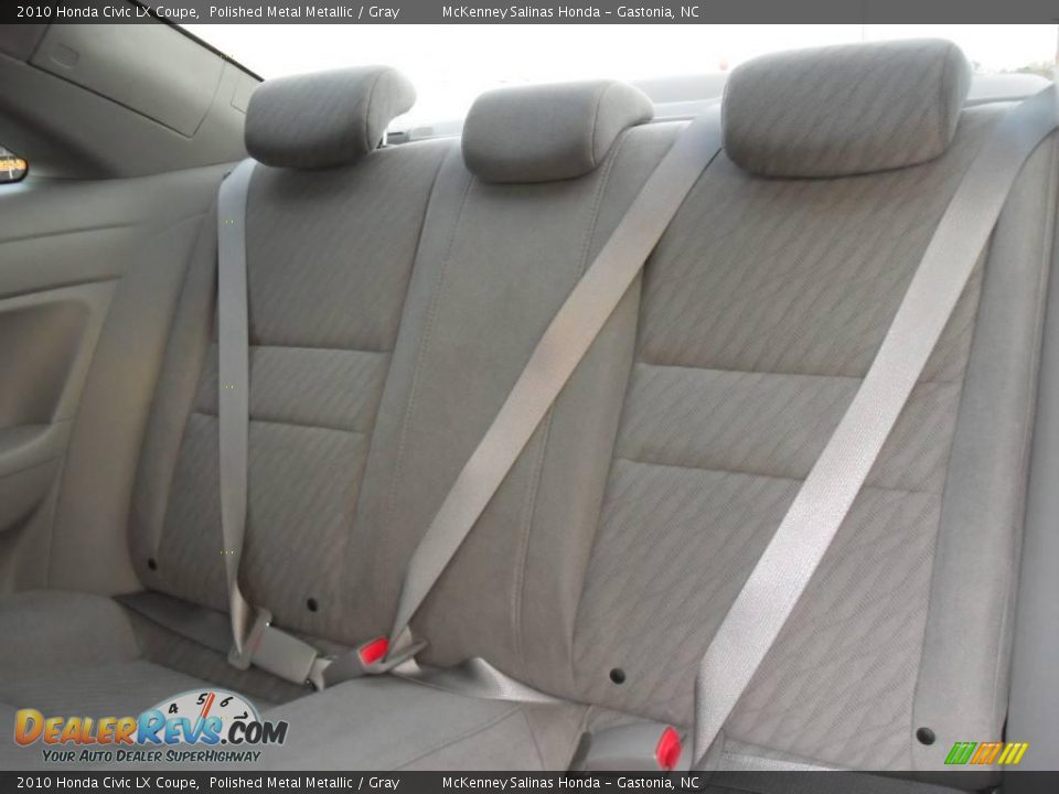 2010 Honda Civic LX Coupe Polished Metal Metallic / Gray Photo #12