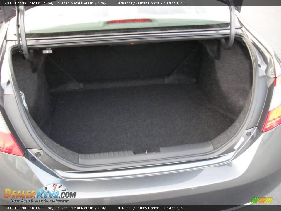 2010 Honda Civic LX Coupe Polished Metal Metallic / Gray Photo #13