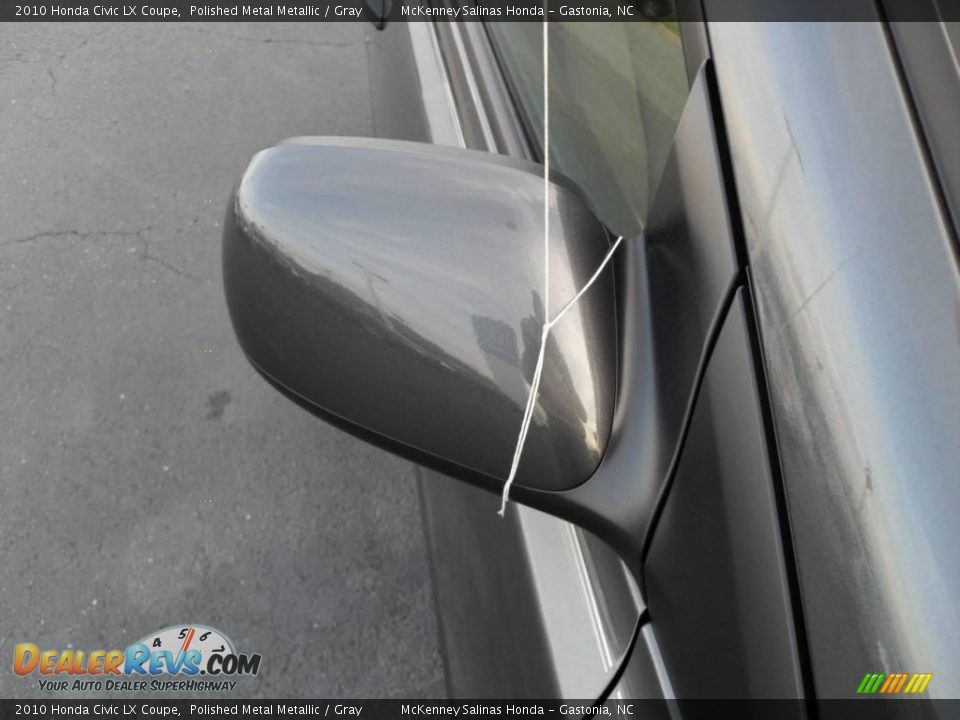 2010 Honda Civic LX Coupe Polished Metal Metallic / Gray Photo #19