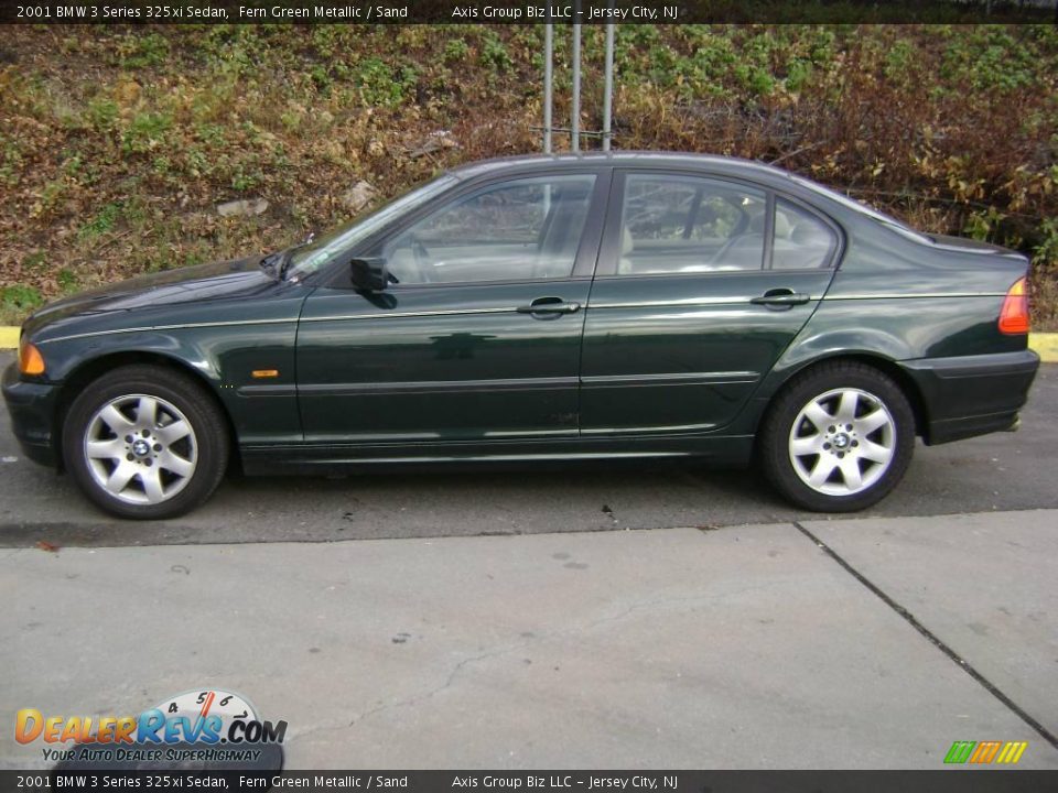 2001 BMW 3 Series 325xi Sedan Fern Green Metallic / Sand Photo #1
