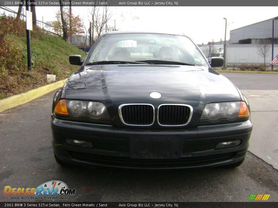 2001 BMW 3 Series 325xi Sedan Fern Green Metallic / Sand Photo #2