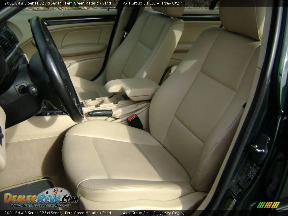 2001 BMW 3 Series 325xi Sedan Fern Green Metallic / Sand Photo #9