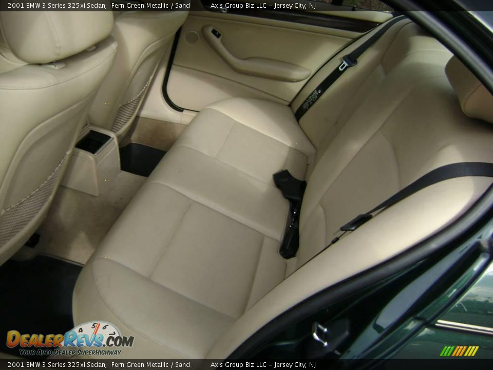 2001 BMW 3 Series 325xi Sedan Fern Green Metallic / Sand Photo #10