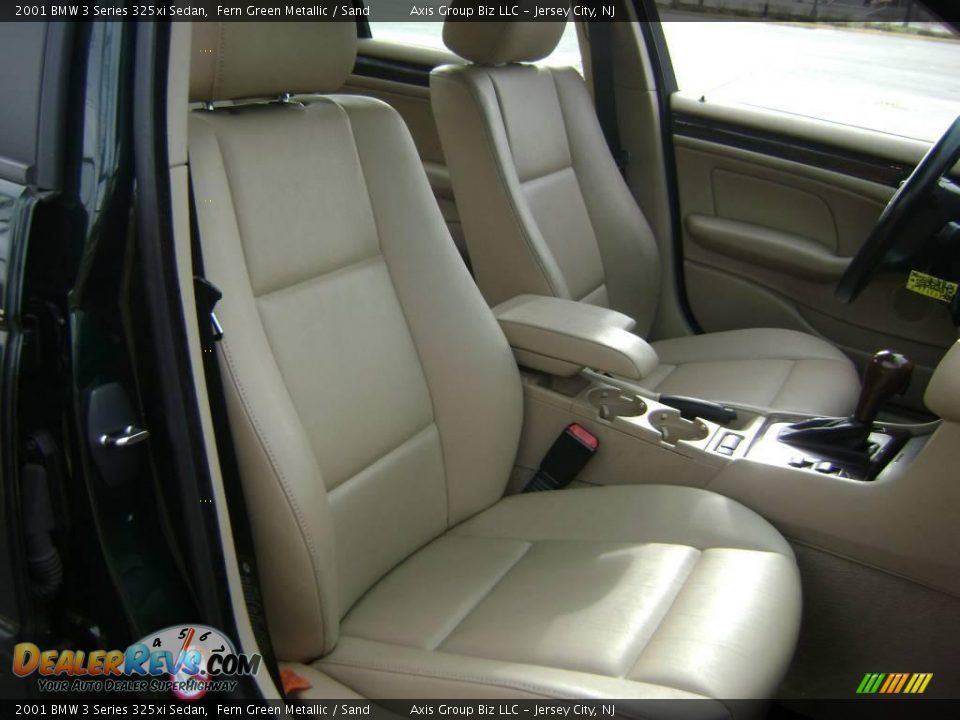 2001 BMW 3 Series 325xi Sedan Fern Green Metallic / Sand Photo #15