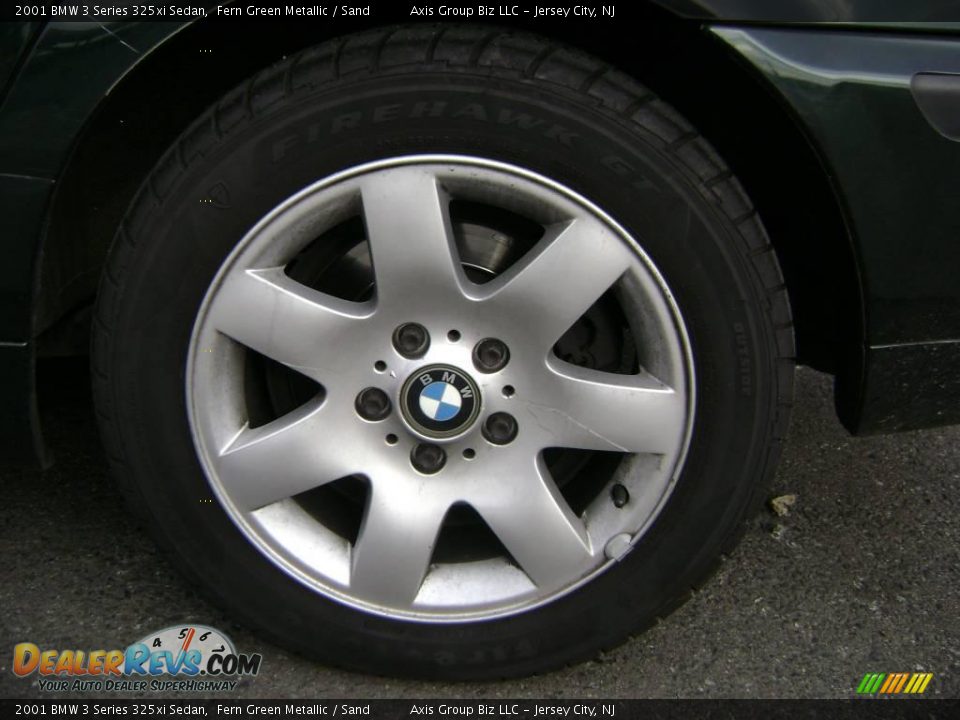 2001 BMW 3 Series 325xi Sedan Fern Green Metallic / Sand Photo #16