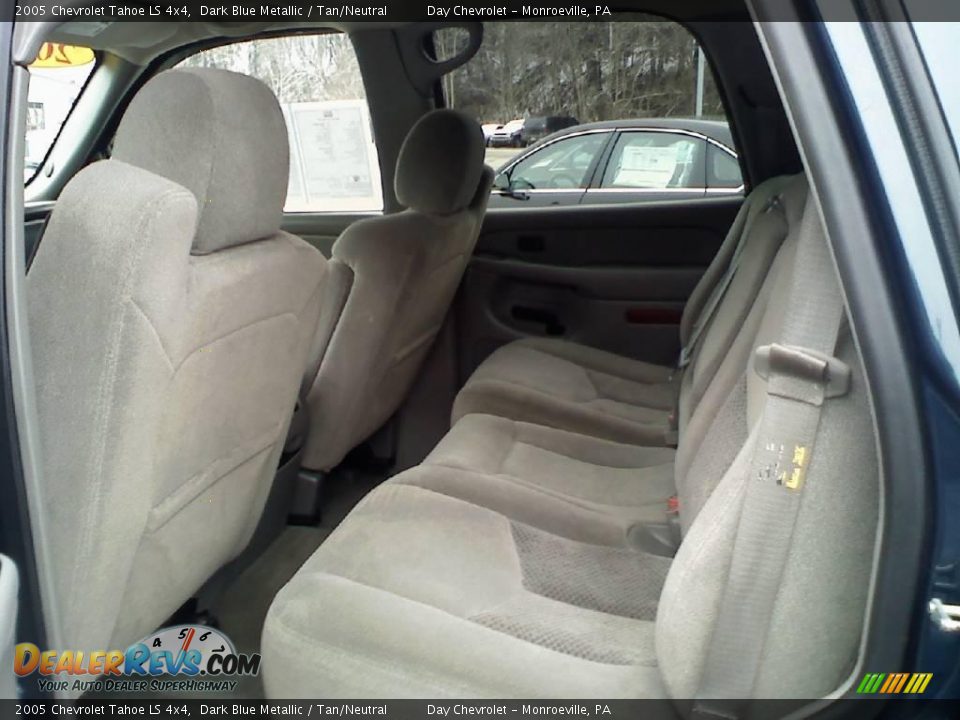 2005 Chevrolet Tahoe LS 4x4 Dark Blue Metallic / Tan/Neutral Photo #6
