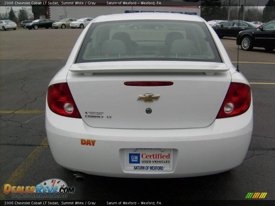 2006 Chevrolet Cobalt LT Sedan Summit White / Gray Photo #3