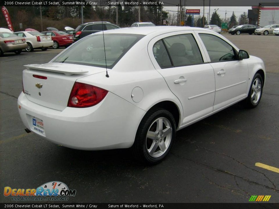 2006 Chevrolet Cobalt LT Sedan Summit White / Gray Photo #4