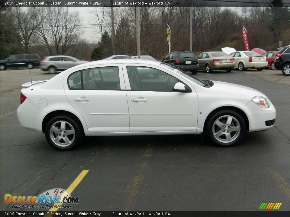 2006 Chevrolet Cobalt LT Sedan Summit White / Gray Photo #5