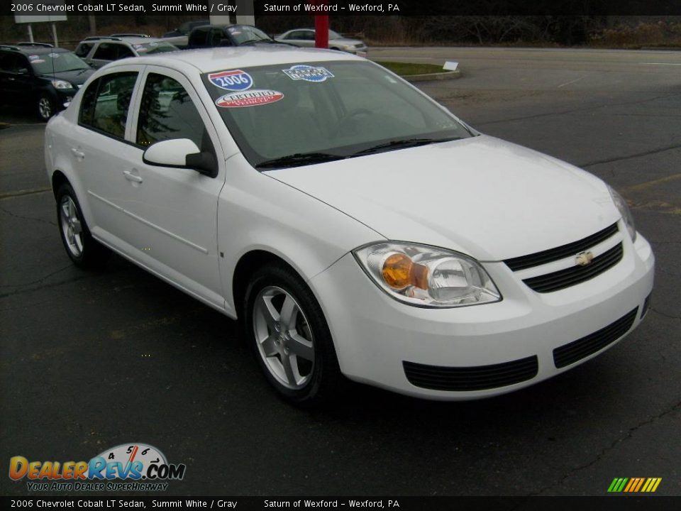 2006 Chevrolet Cobalt LT Sedan Summit White / Gray Photo #6