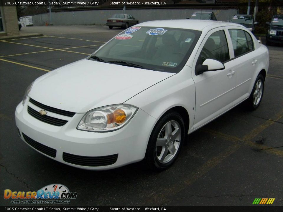 2006 Chevrolet Cobalt LT Sedan Summit White / Gray Photo #8