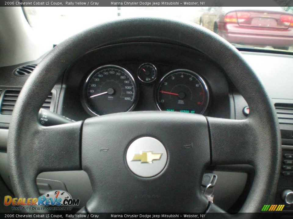 2006 Chevrolet Cobalt LS Coupe Rally Yellow / Gray Photo #5