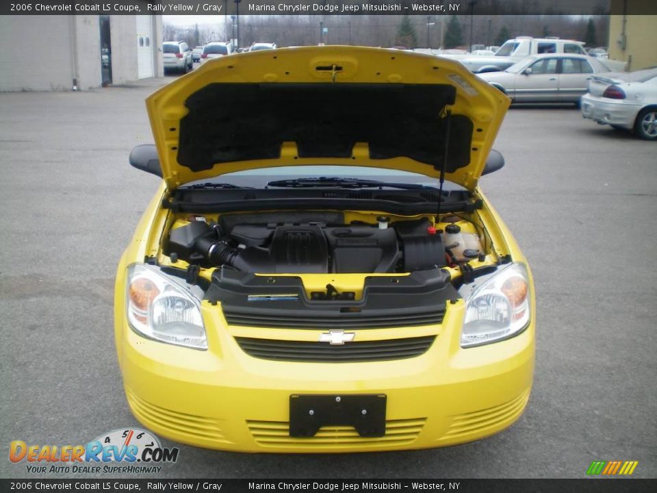 2006 Chevrolet Cobalt LS Coupe Rally Yellow / Gray Photo #13