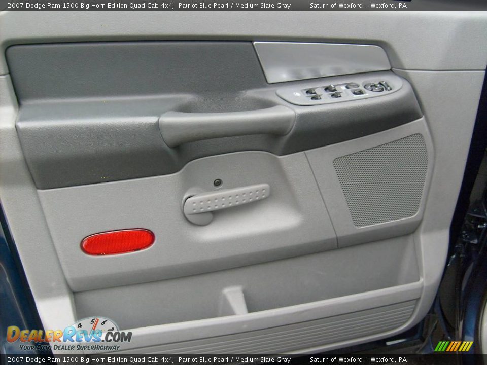 2007 Dodge Ram 1500 Big Horn Edition Quad Cab 4x4 Patriot Blue Pearl / Medium Slate Gray Photo #11