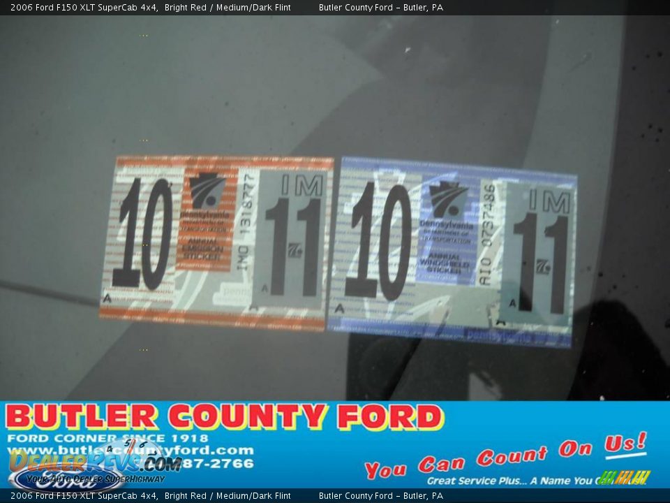 2006 Ford F150 XLT SuperCab 4x4 Bright Red / Medium/Dark Flint Photo #15