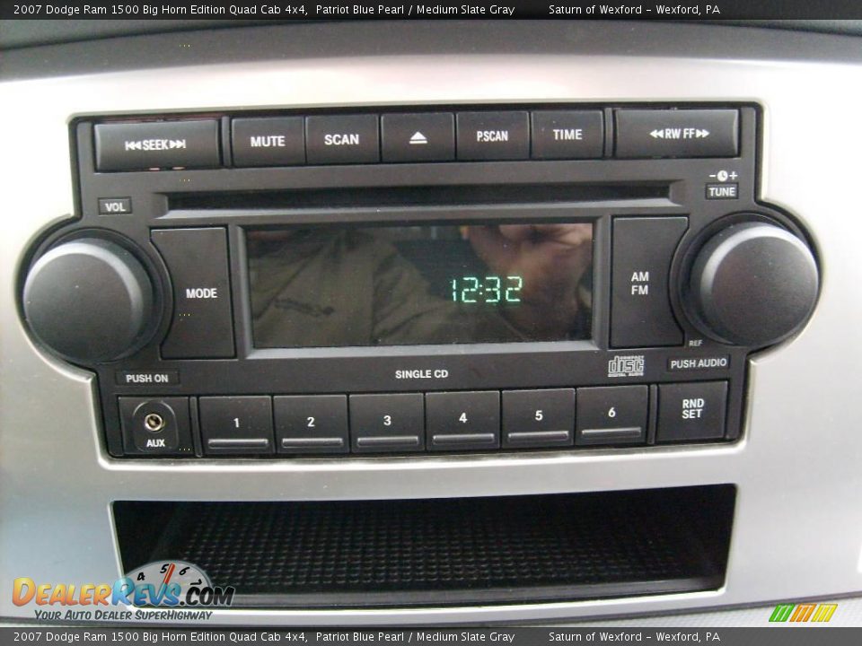 2007 Dodge Ram 1500 Big Horn Edition Quad Cab 4x4 Patriot Blue Pearl / Medium Slate Gray Photo #19