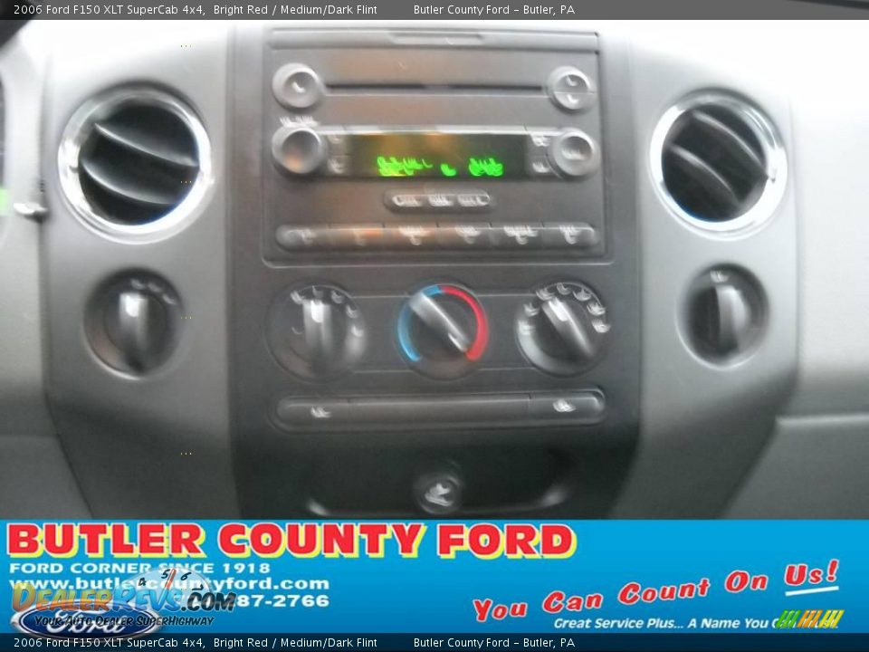 2006 Ford F150 XLT SuperCab 4x4 Bright Red / Medium/Dark Flint Photo #22