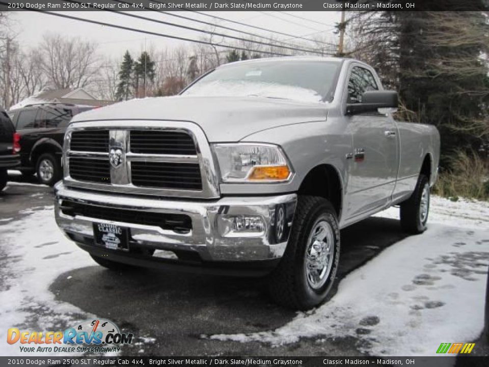 2010 Dodge Ram 2500 SLT Regular Cab 4x4 Bright Silver Metallic / Dark Slate/Medium Graystone Photo #1