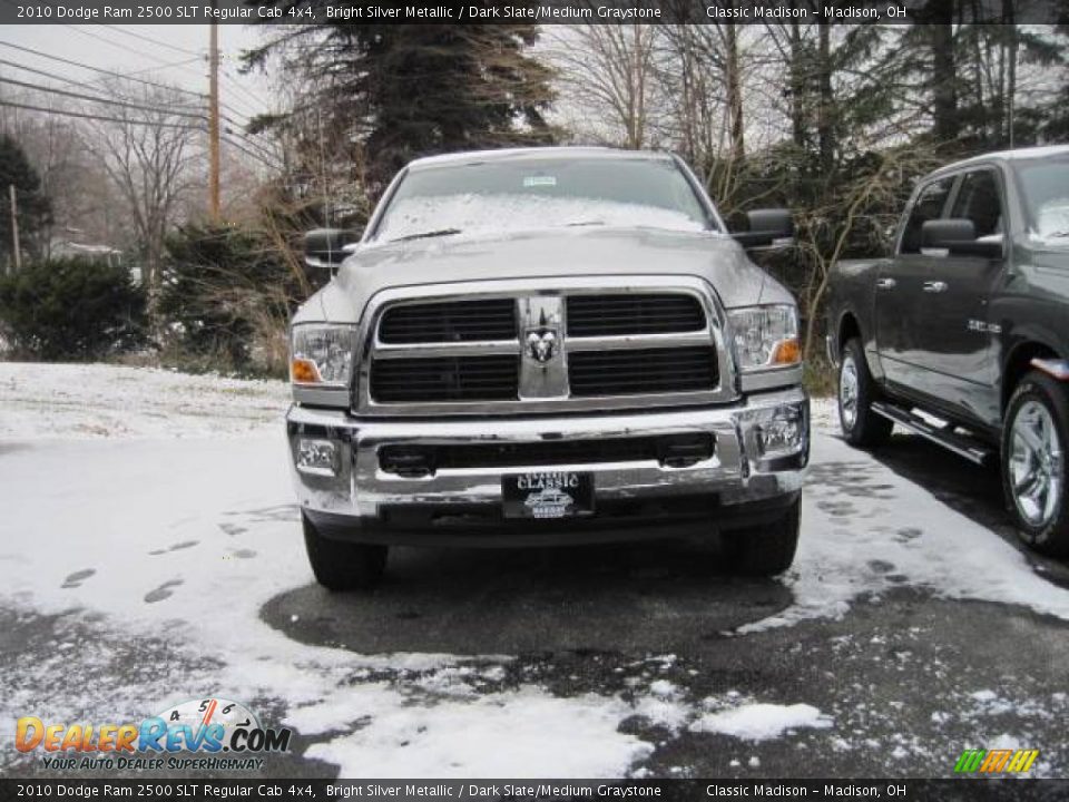 2010 Dodge Ram 2500 SLT Regular Cab 4x4 Bright Silver Metallic / Dark Slate/Medium Graystone Photo #2