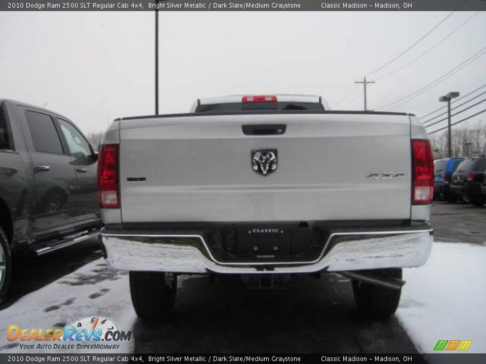 2010 Dodge Ram 2500 SLT Regular Cab 4x4 Bright Silver Metallic / Dark Slate/Medium Graystone Photo #5