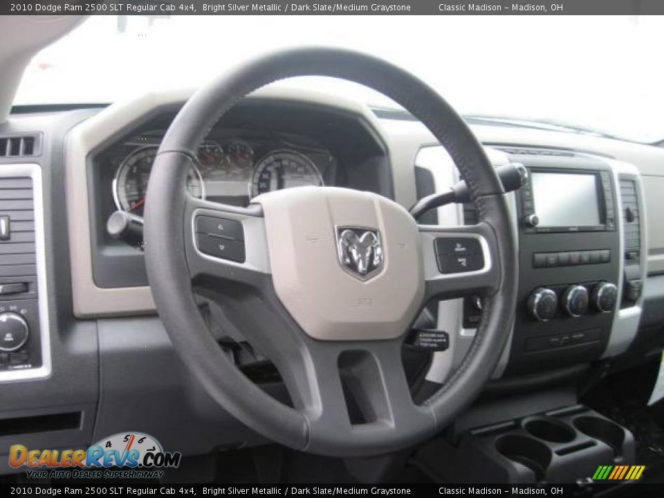 2010 Dodge Ram 2500 SLT Regular Cab 4x4 Bright Silver Metallic / Dark Slate/Medium Graystone Photo #10