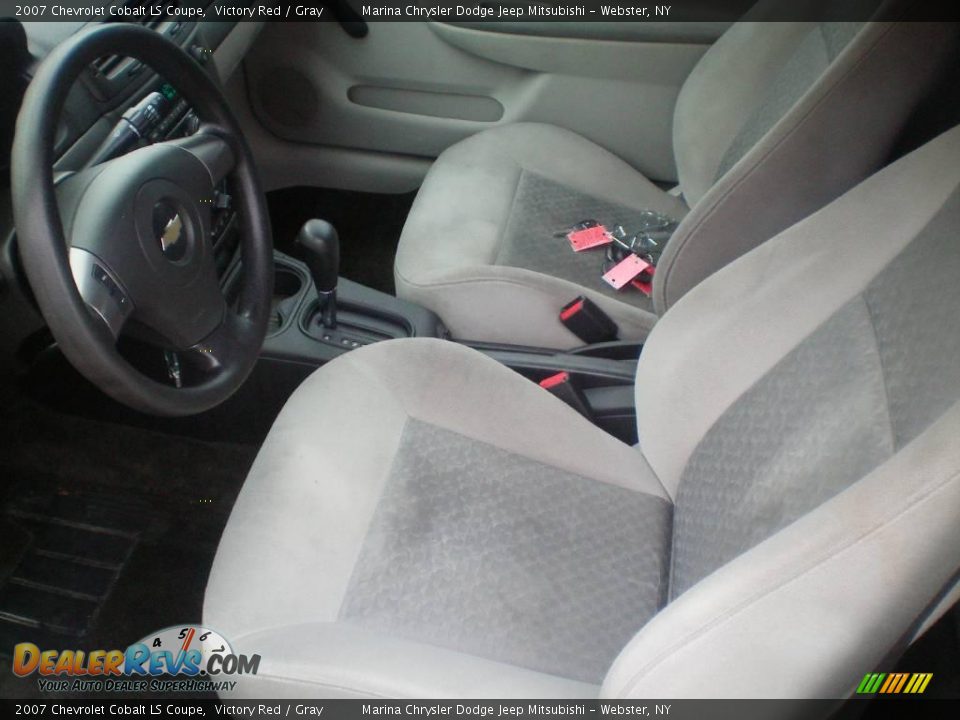 2007 Chevrolet Cobalt LS Coupe Victory Red / Gray Photo #2
