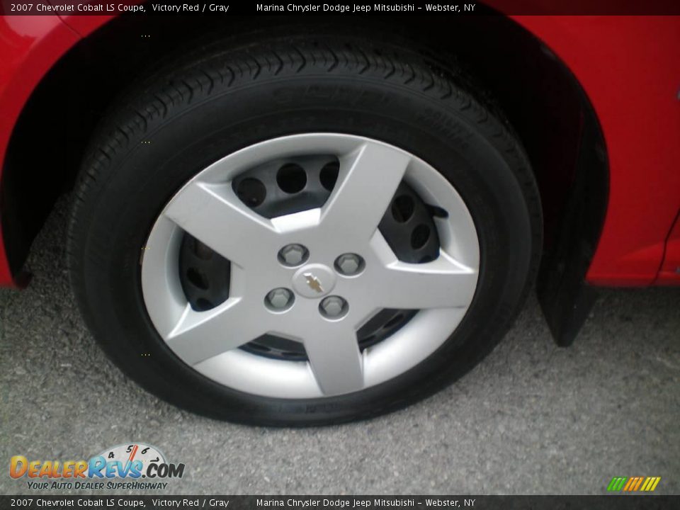 2007 Chevrolet Cobalt LS Coupe Victory Red / Gray Photo #5