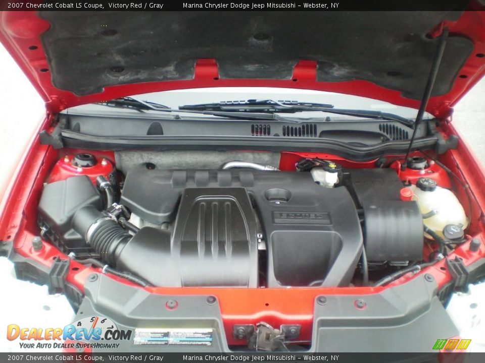 2007 Chevrolet Cobalt LS Coupe Victory Red / Gray Photo #14