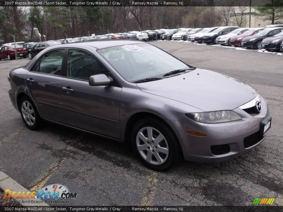 2007 Mazda MAZDA6 i Sport Sedan Tungsten Gray Metallic / Gray Photo #1