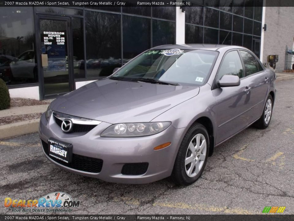 2007 Mazda MAZDA6 i Sport Sedan Tungsten Gray Metallic / Gray Photo #3