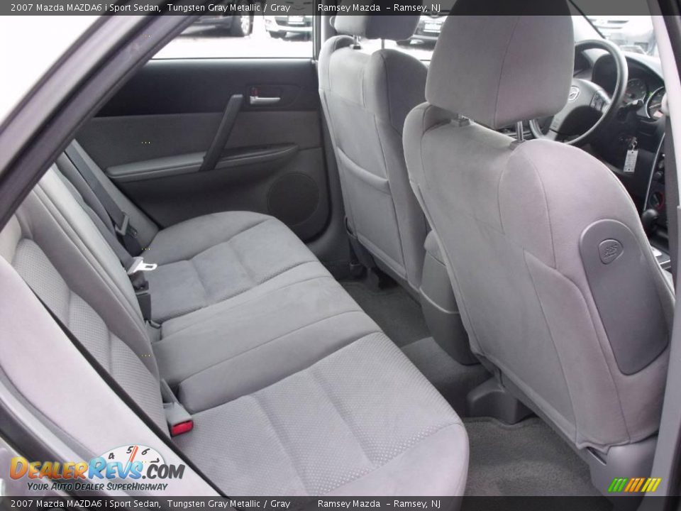 2007 Mazda MAZDA6 i Sport Sedan Tungsten Gray Metallic / Gray Photo #8
