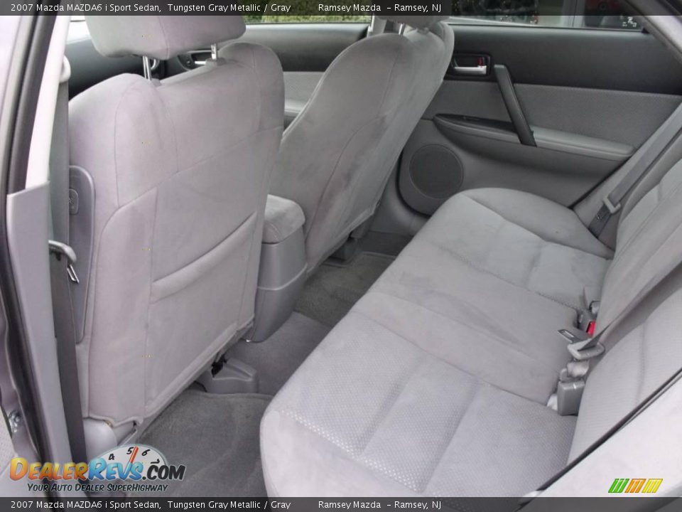 2007 Mazda MAZDA6 i Sport Sedan Tungsten Gray Metallic / Gray Photo #11
