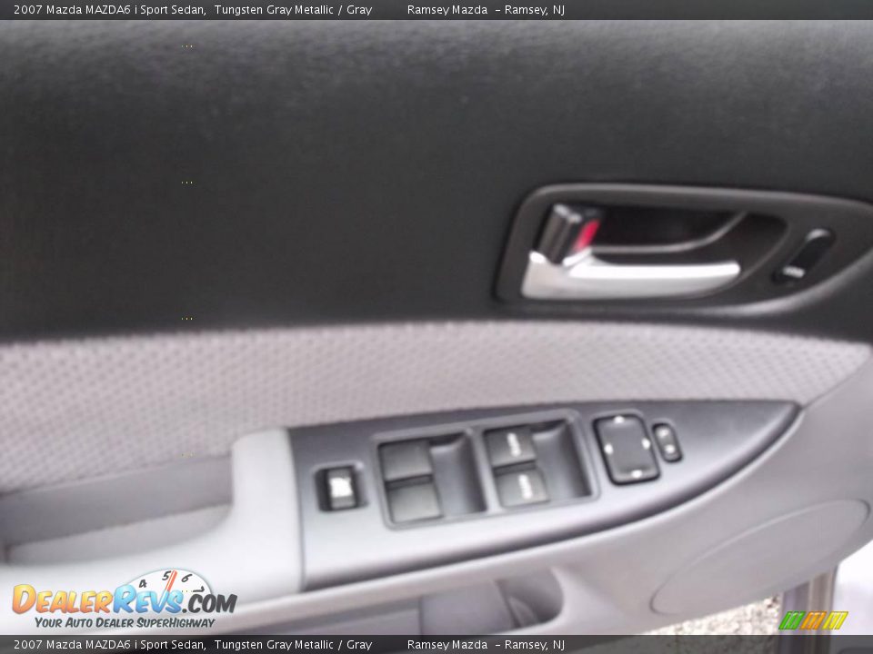 2007 Mazda MAZDA6 i Sport Sedan Tungsten Gray Metallic / Gray Photo #13