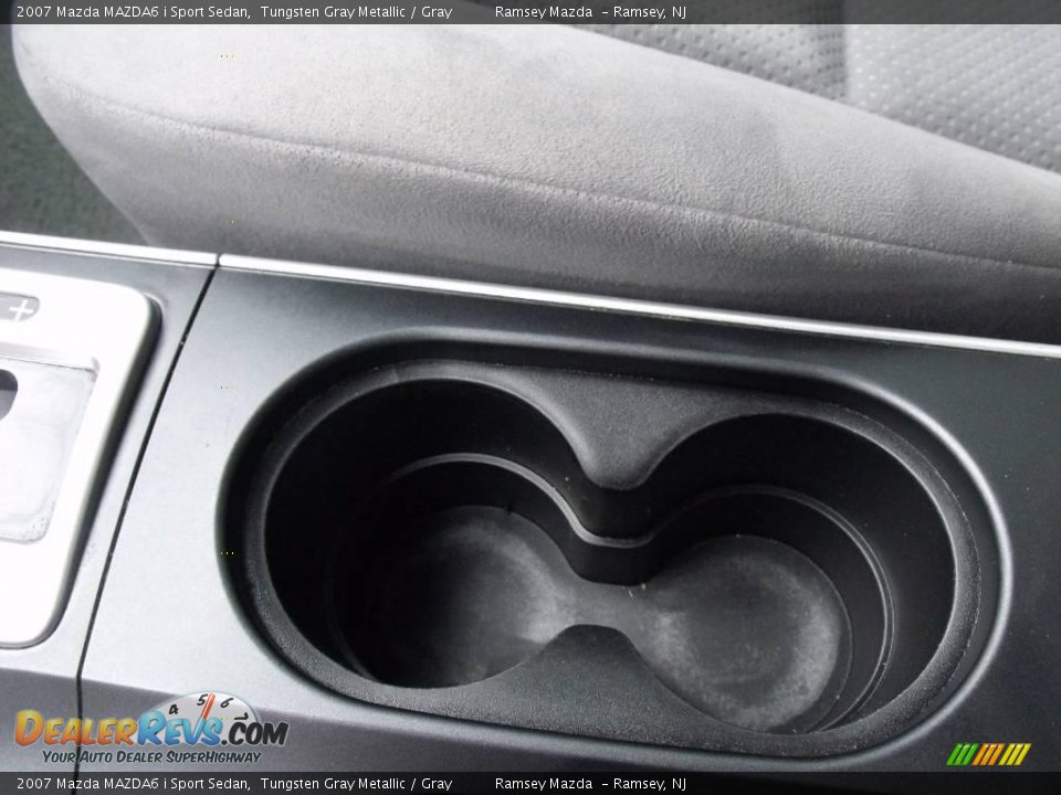 2007 Mazda MAZDA6 i Sport Sedan Tungsten Gray Metallic / Gray Photo #14