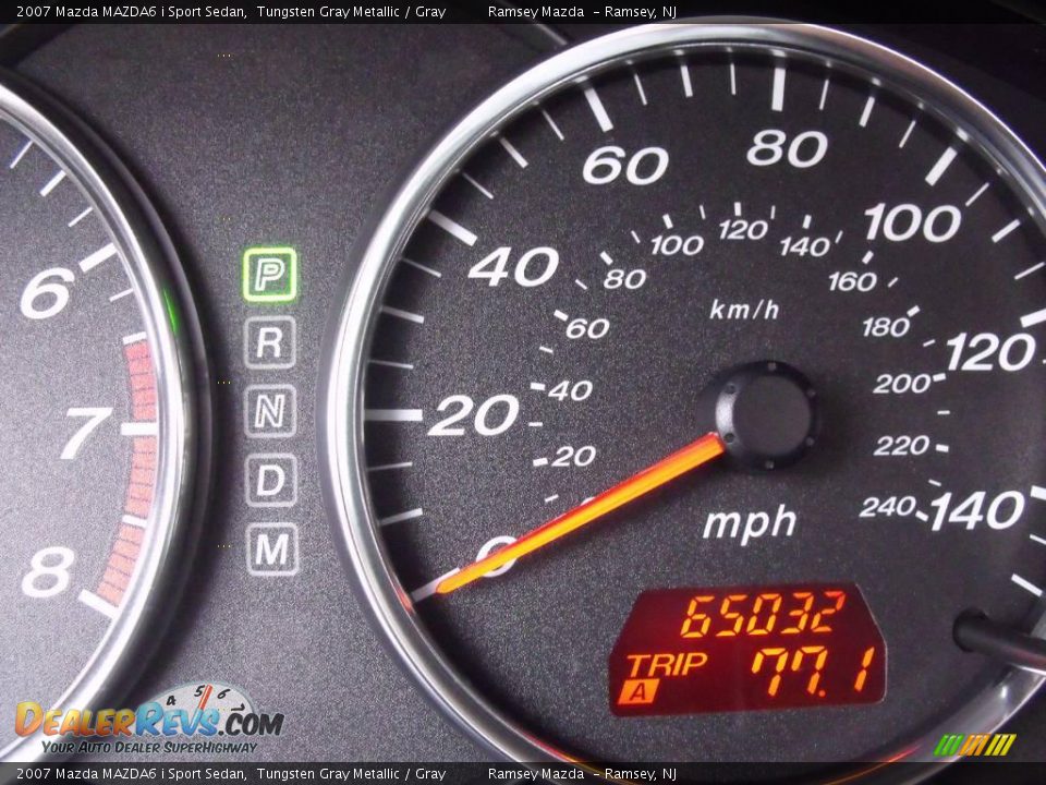 2007 Mazda MAZDA6 i Sport Sedan Tungsten Gray Metallic / Gray Photo #17