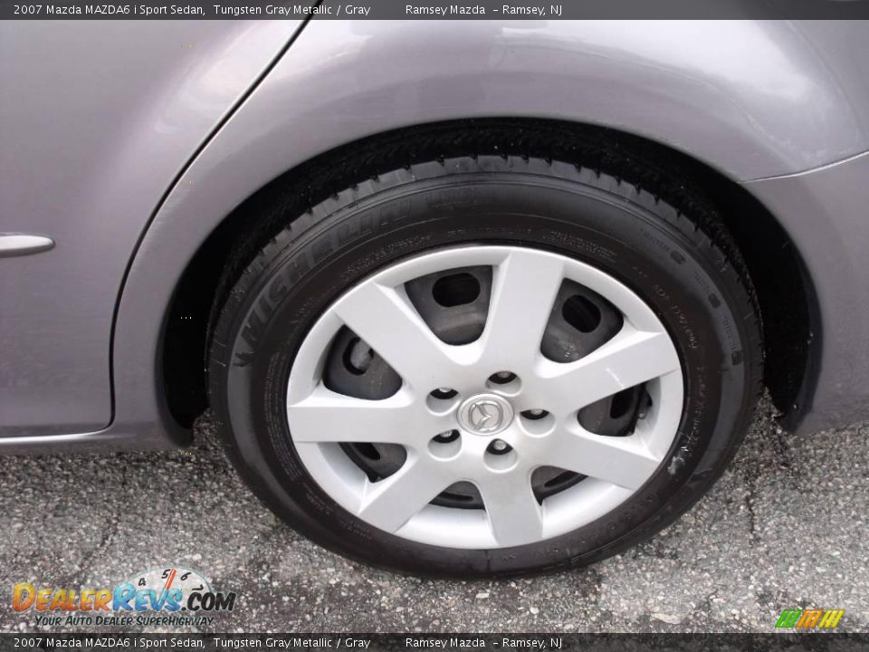 2007 Mazda MAZDA6 i Sport Sedan Tungsten Gray Metallic / Gray Photo #18