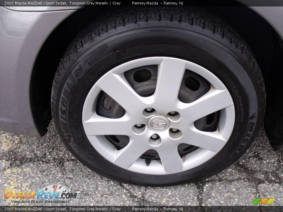 2007 Mazda MAZDA6 i Sport Sedan Tungsten Gray Metallic / Gray Photo #19