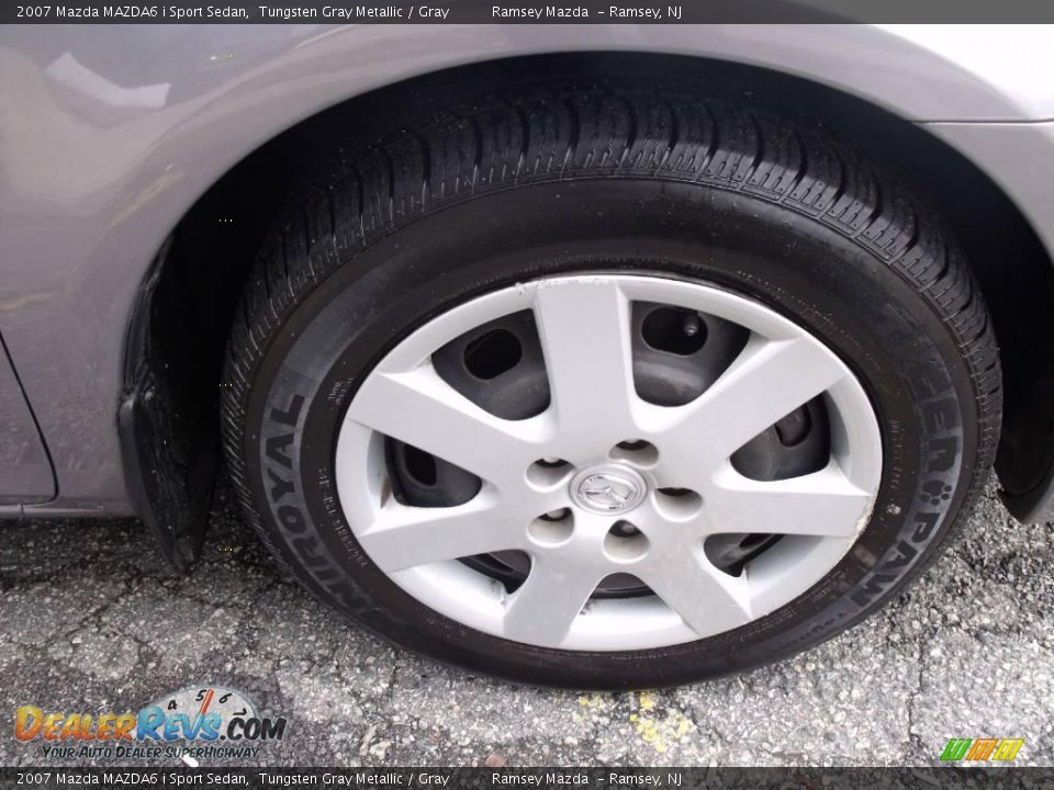 2007 Mazda MAZDA6 i Sport Sedan Tungsten Gray Metallic / Gray Photo #20