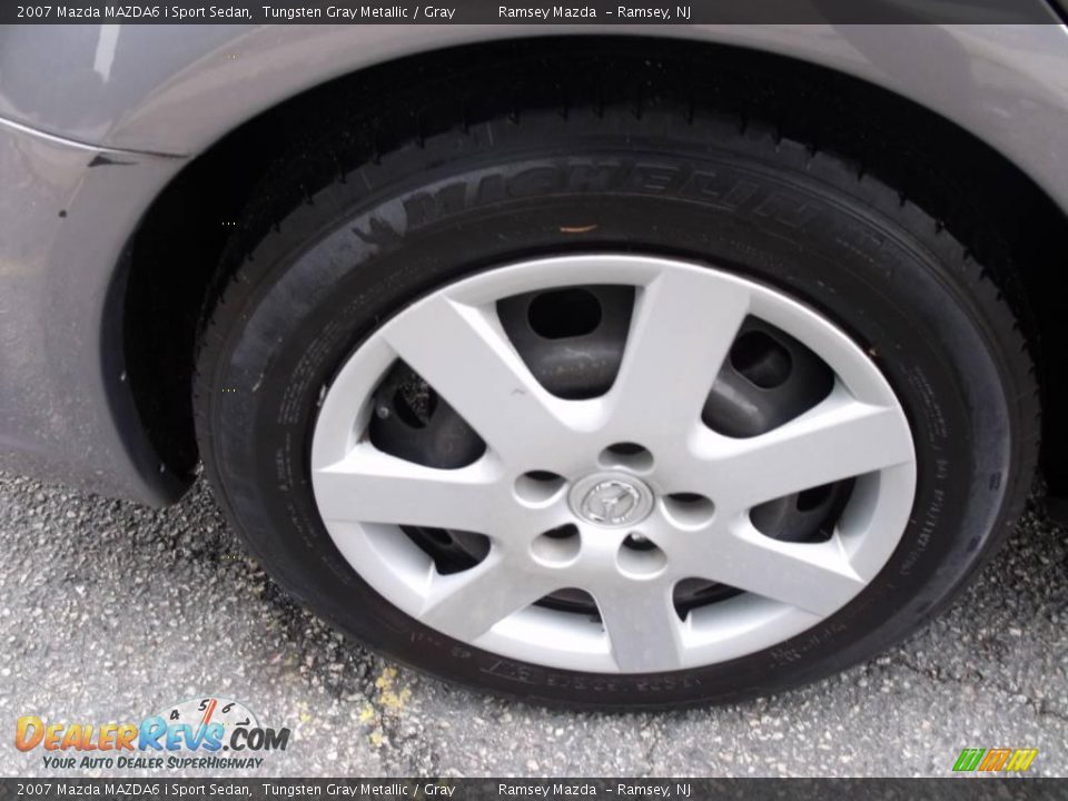 2007 Mazda MAZDA6 i Sport Sedan Tungsten Gray Metallic / Gray Photo #21