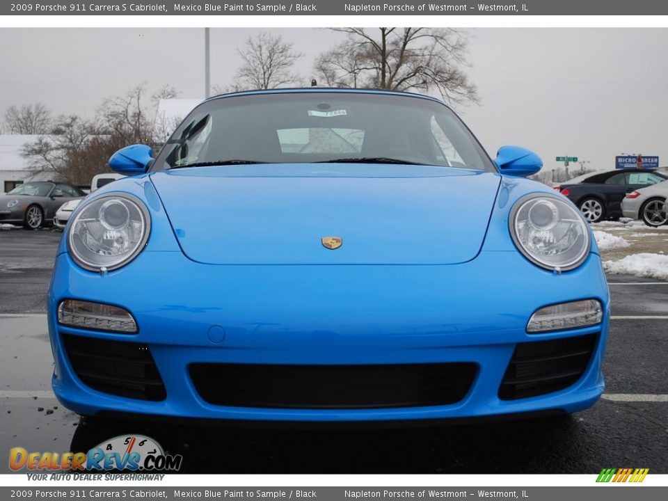 2009 Porsche 911 Carrera S Cabriolet Mexico Blue Paint to Sample / Black Photo #2
