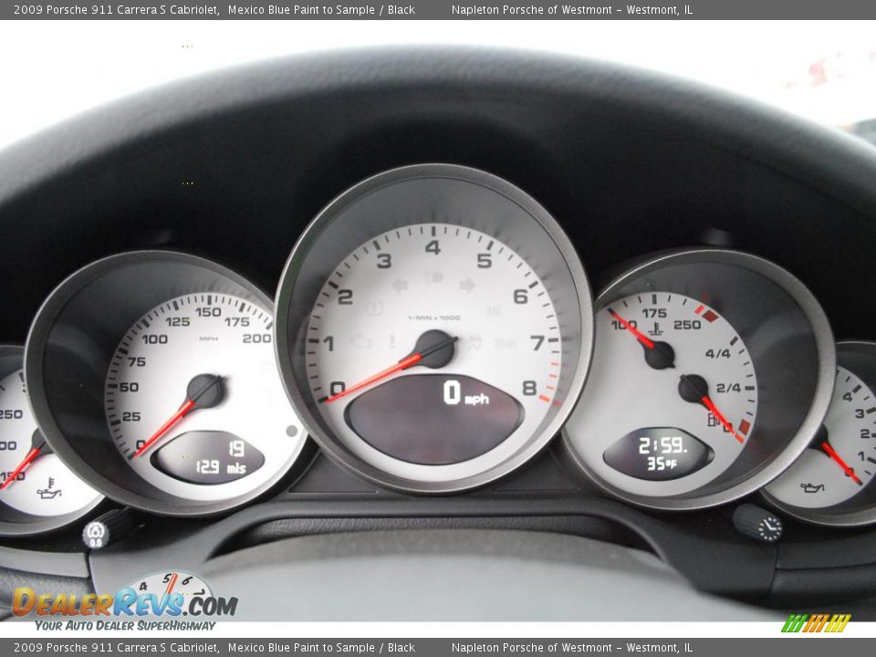 2009 Porsche 911 Carrera S Cabriolet Mexico Blue Paint to Sample / Black Photo #11