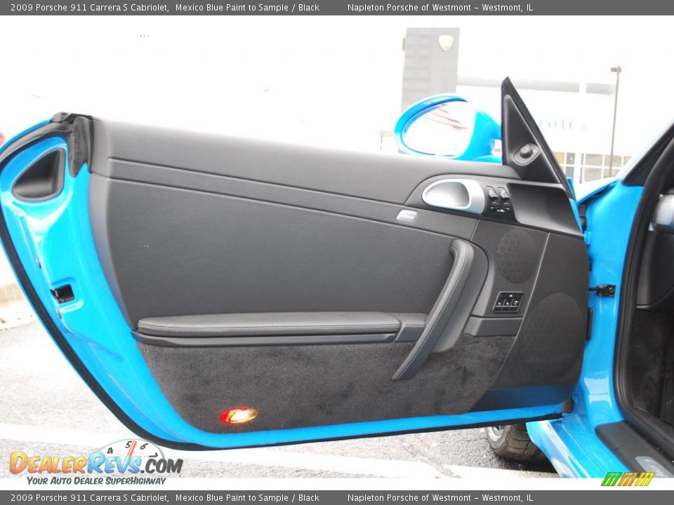 2009 Porsche 911 Carrera S Cabriolet Mexico Blue Paint to Sample / Black Photo #14