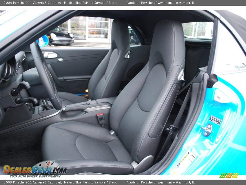 2009 Porsche 911 Carrera S Cabriolet Mexico Blue Paint to Sample / Black Photo #15