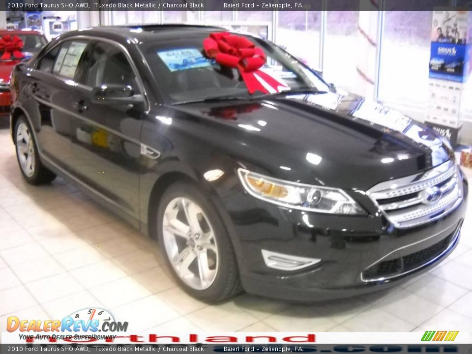 2010 Ford Taurus SHO AWD Tuxedo Black Metallic / Charcoal Black Photo #3