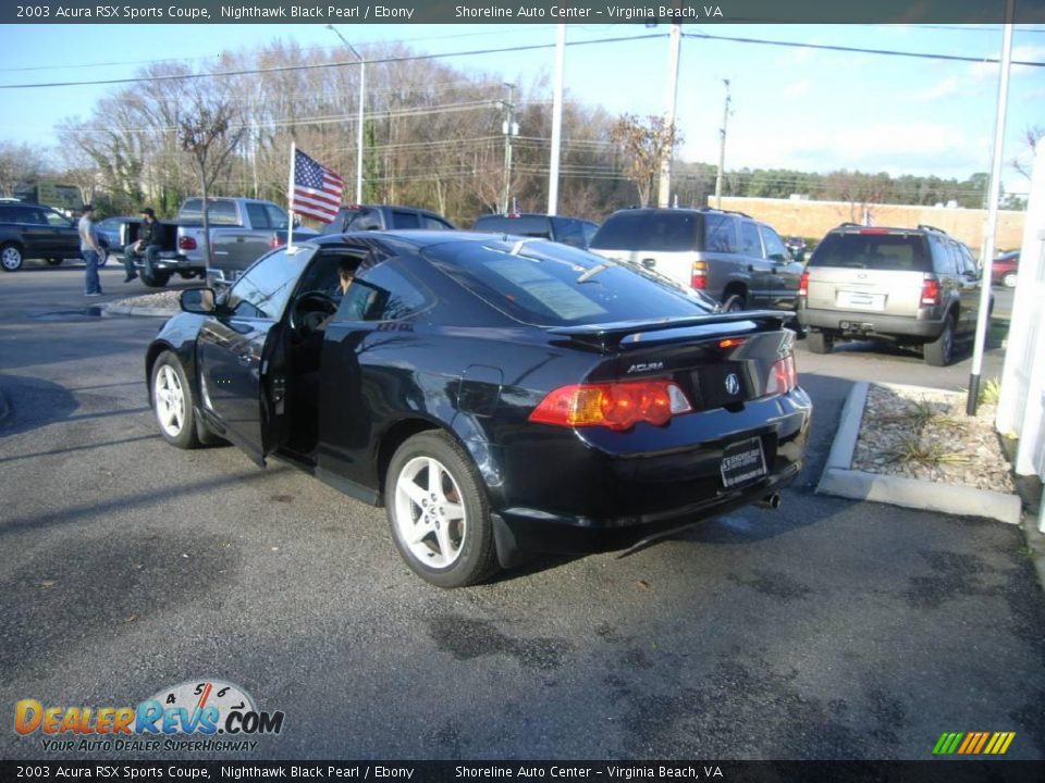 2003 Acura RSX Sports Coupe Nighthawk Black Pearl / Ebony Photo #4