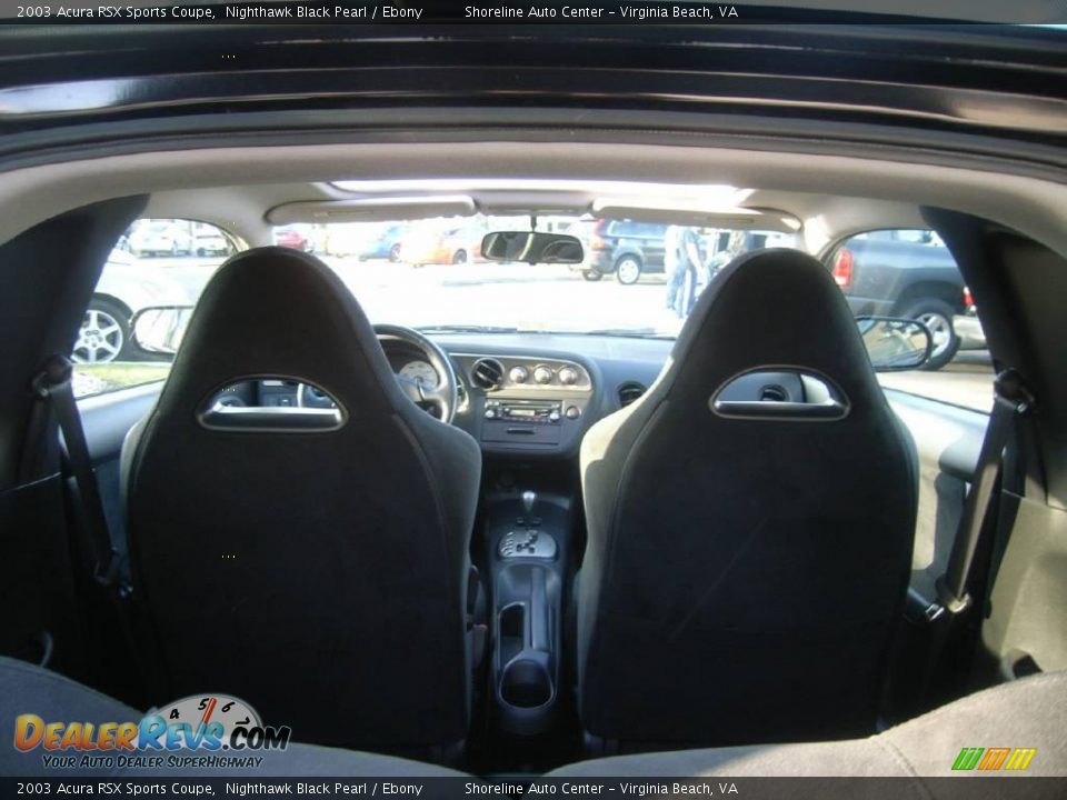 2003 Acura RSX Sports Coupe Nighthawk Black Pearl / Ebony Photo #10