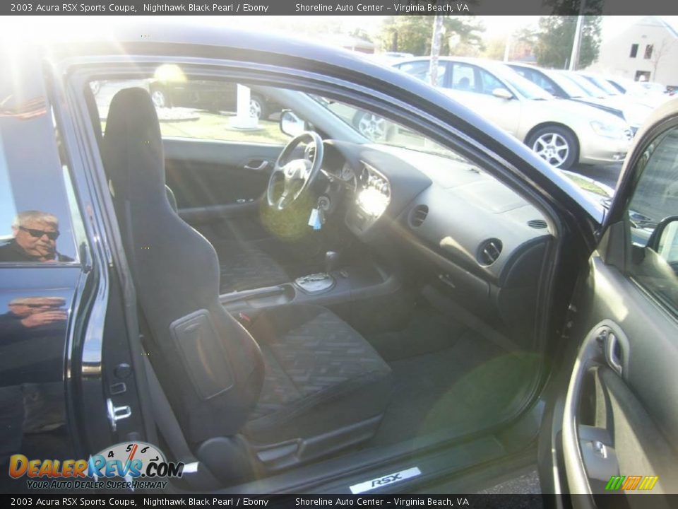 2003 Acura RSX Sports Coupe Nighthawk Black Pearl / Ebony Photo #11